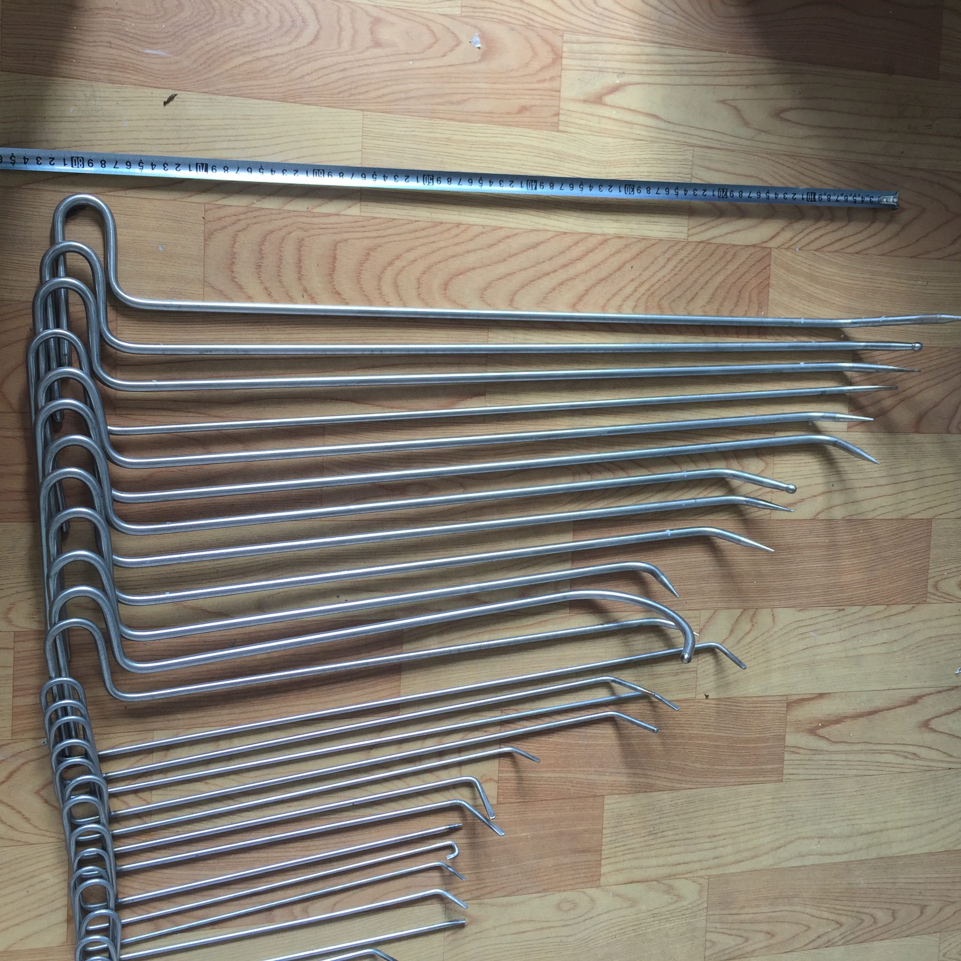 大美汽车凹陷修复工具30件套 凹痕凸起钣金撬棍超硬免喷漆撬棒