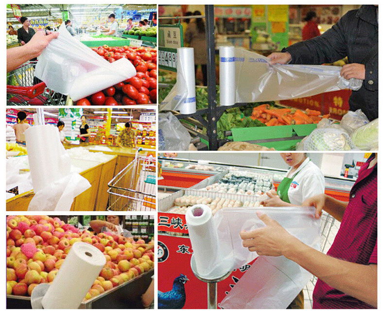 连卷袋超市专用pe连卷袋超市连卷袋点断式连卷袋 超市手撕连卷袋