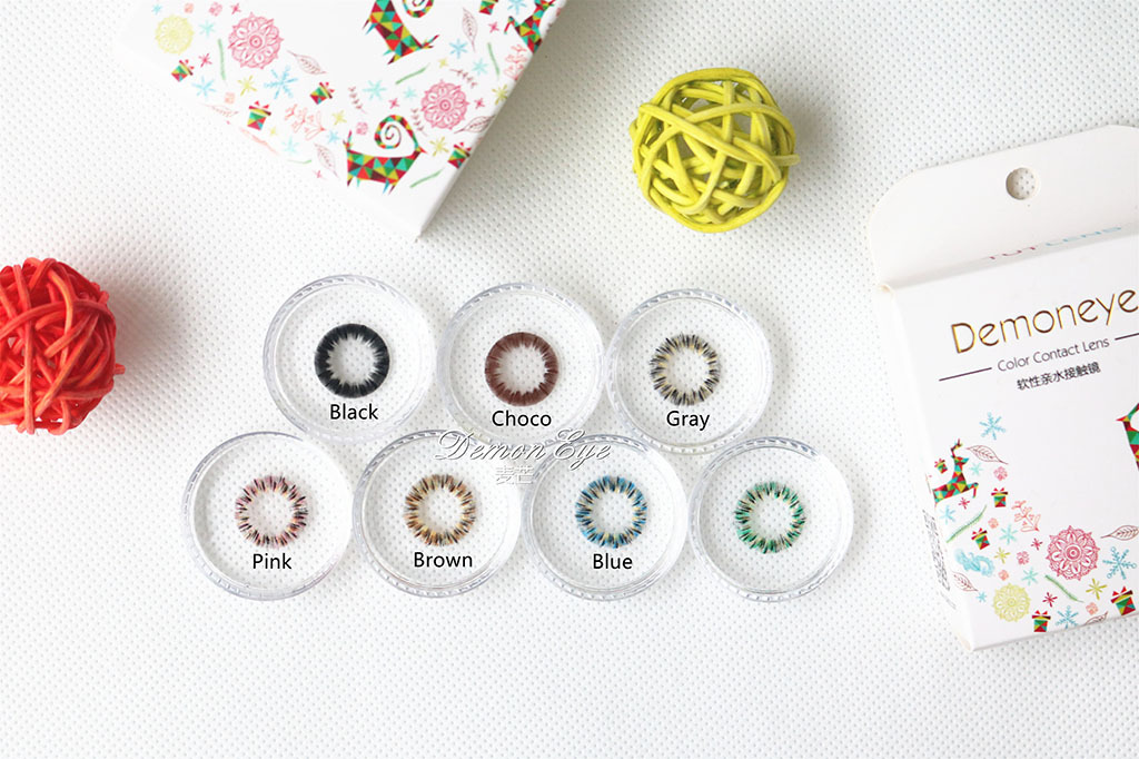 【demoneye美瞳 麦芒 官网正品彩色隐形眼镜批发招代理