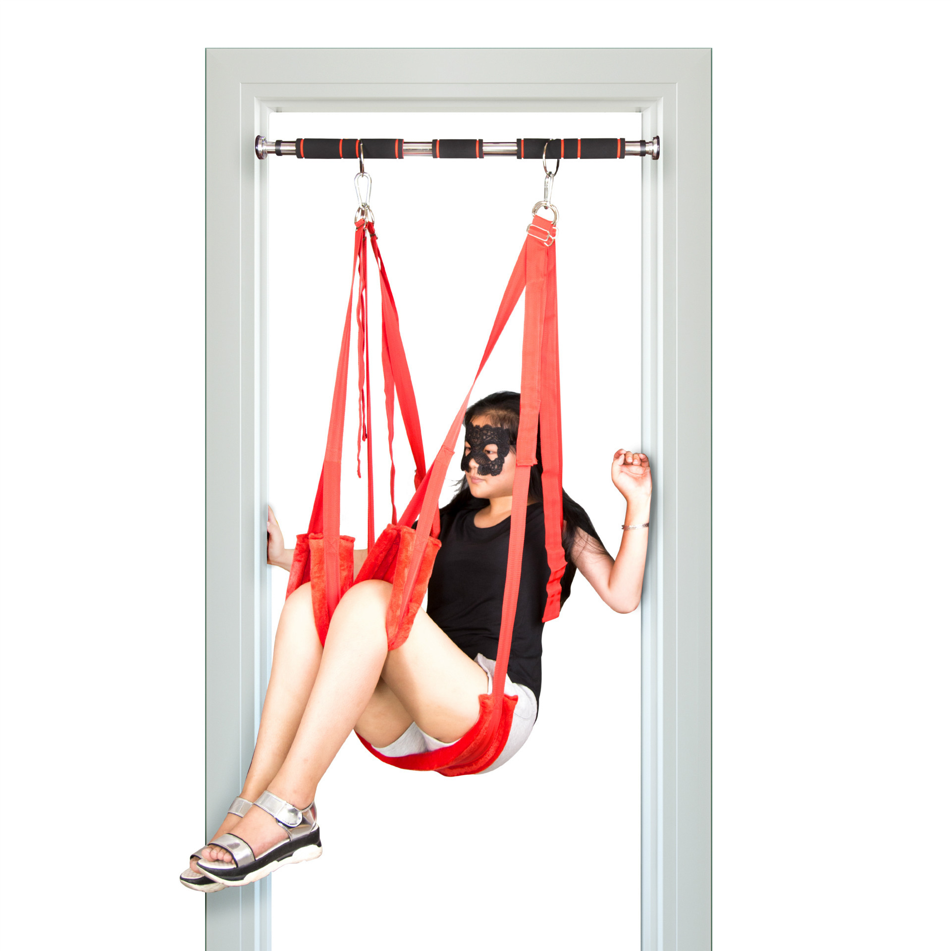 成人情趣性用品夫妻共用性爱玩具另类门上单杠门吊摇摆性爱秋千
