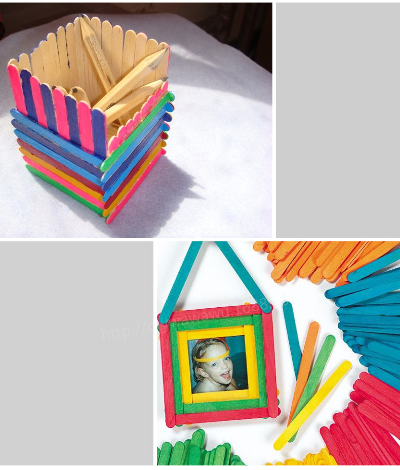 厂家直销雪糕棒 压舌板 冰棒棍 儿童手工diy拼装 涂鸦益智教学
