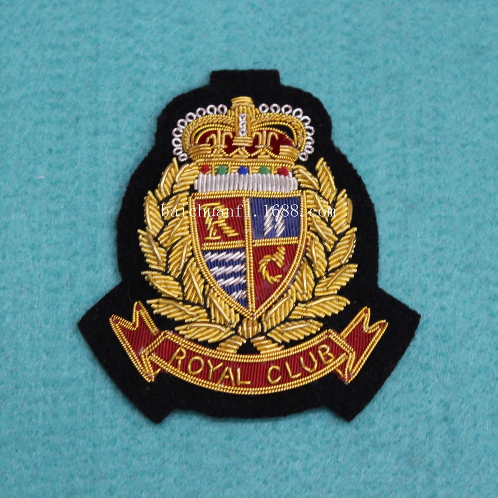 印度丝徽章 印度丝绣花章 印度丝刺绣徽章 印度丝手工徽章