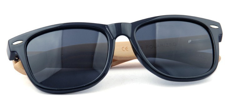 revo偏光镜片 竹腿太阳镜 竹木眼镜 真水银米钉竹脚墨镜批发1037