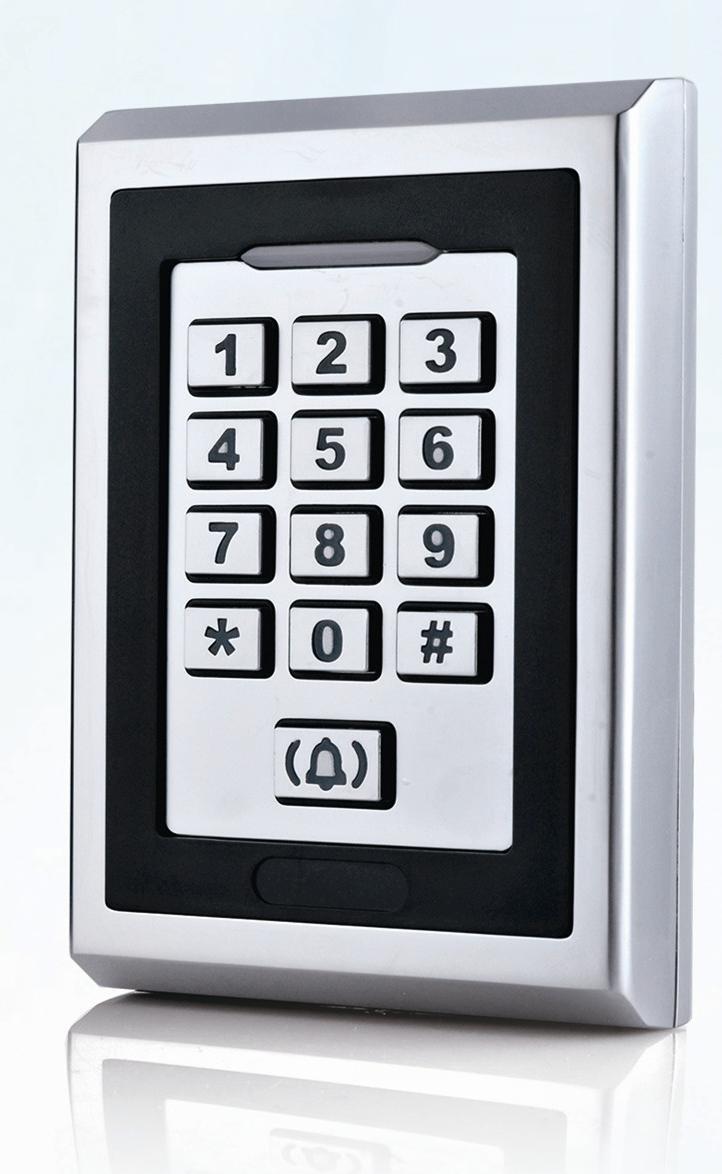 高级金属触控门禁机一体机密码刷卡门禁机考勤门禁机 - 安防批发交易