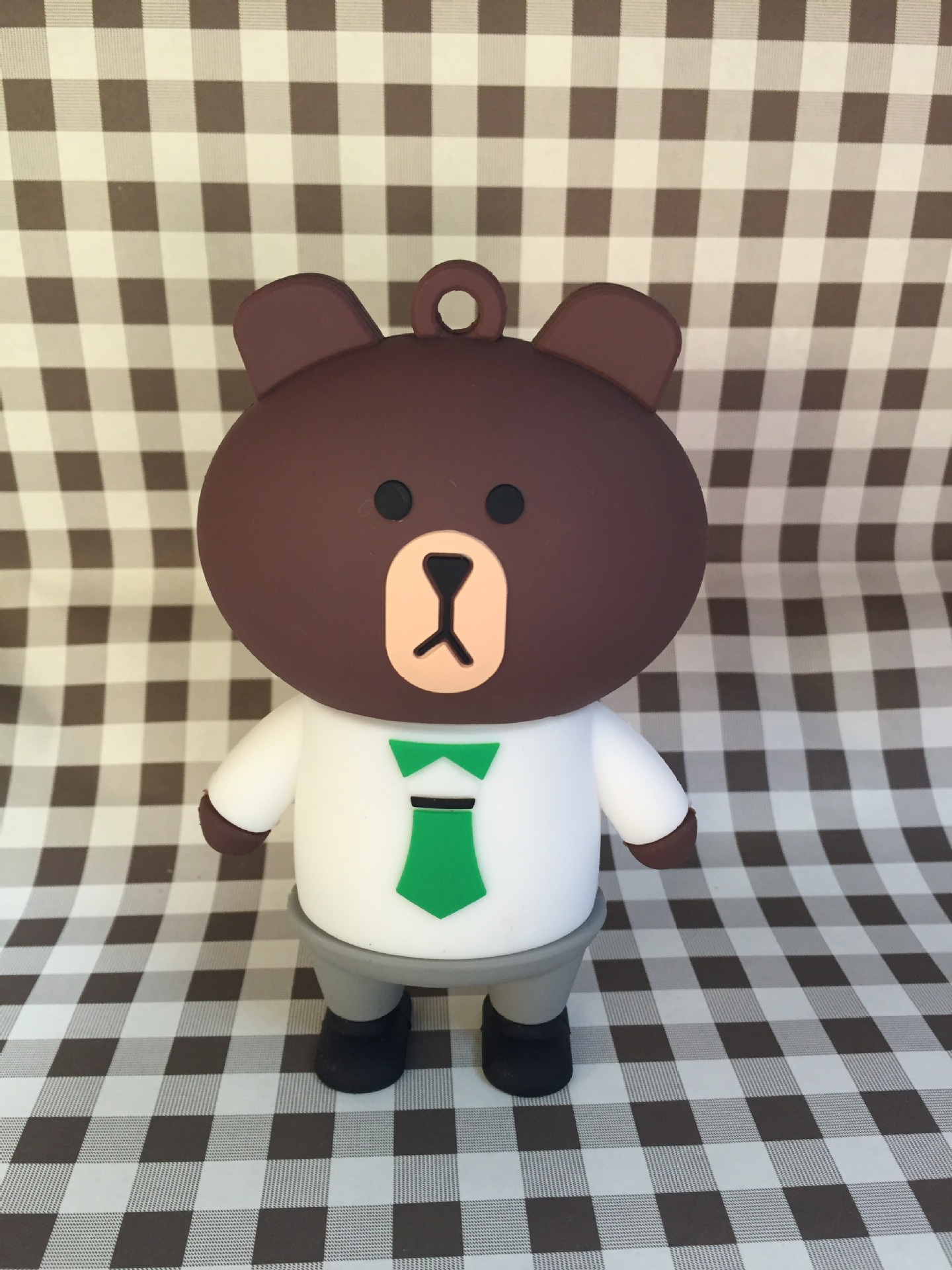 厂家直销超萌卡通可爱小熊领带熊移动电源卡