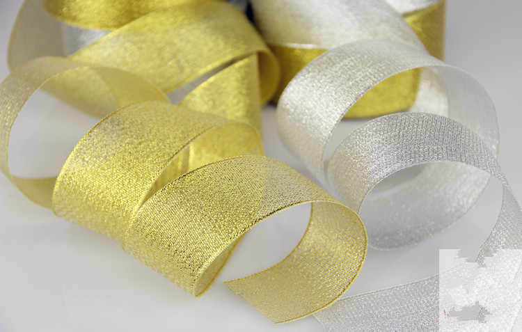 特价批发 2cm金银葱缎带织带包装带礼品丝带 烘焙礼盒包装