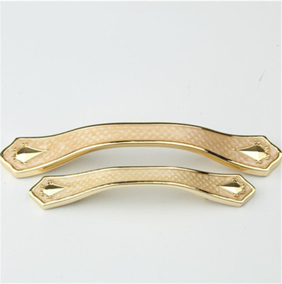 厂家直销五顺品牌j高档锌合金古典拉手系列金琥珀红琥珀橱柜拉手