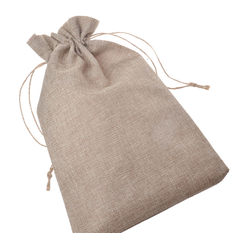 麻布袋 咖啡豆首饰礼品包装亚麻袋 束口小麻袋订做 大量现货批发