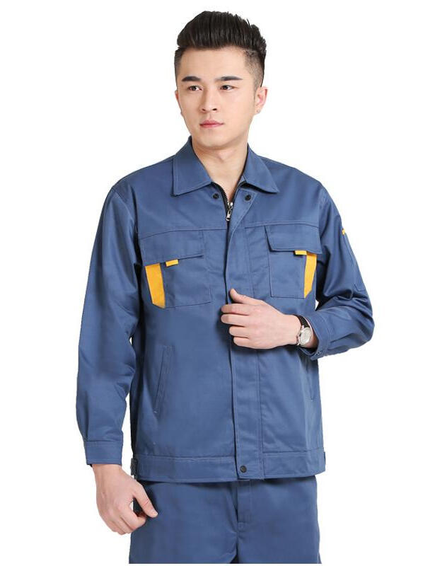 春秋长袖工作服套装男 劳保服厂服维修 汽修 套装