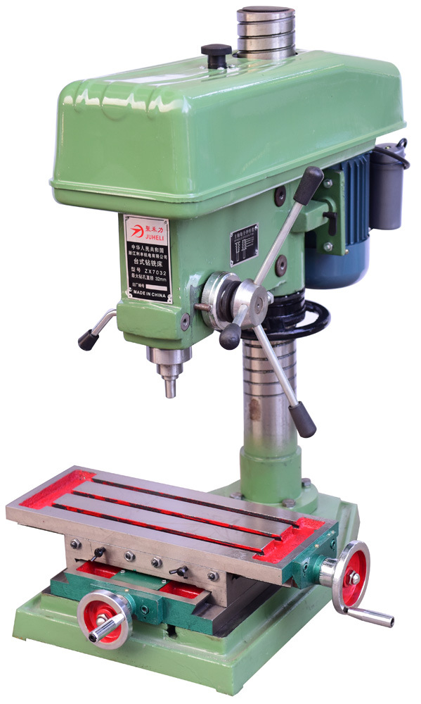 zx7032精品重型台钻钻铣床钻铣两用标