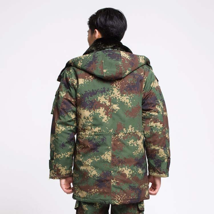 **二炮迷彩大衣2炮作训大衣 火箭军大衣加厚防寒大衣厂家直.