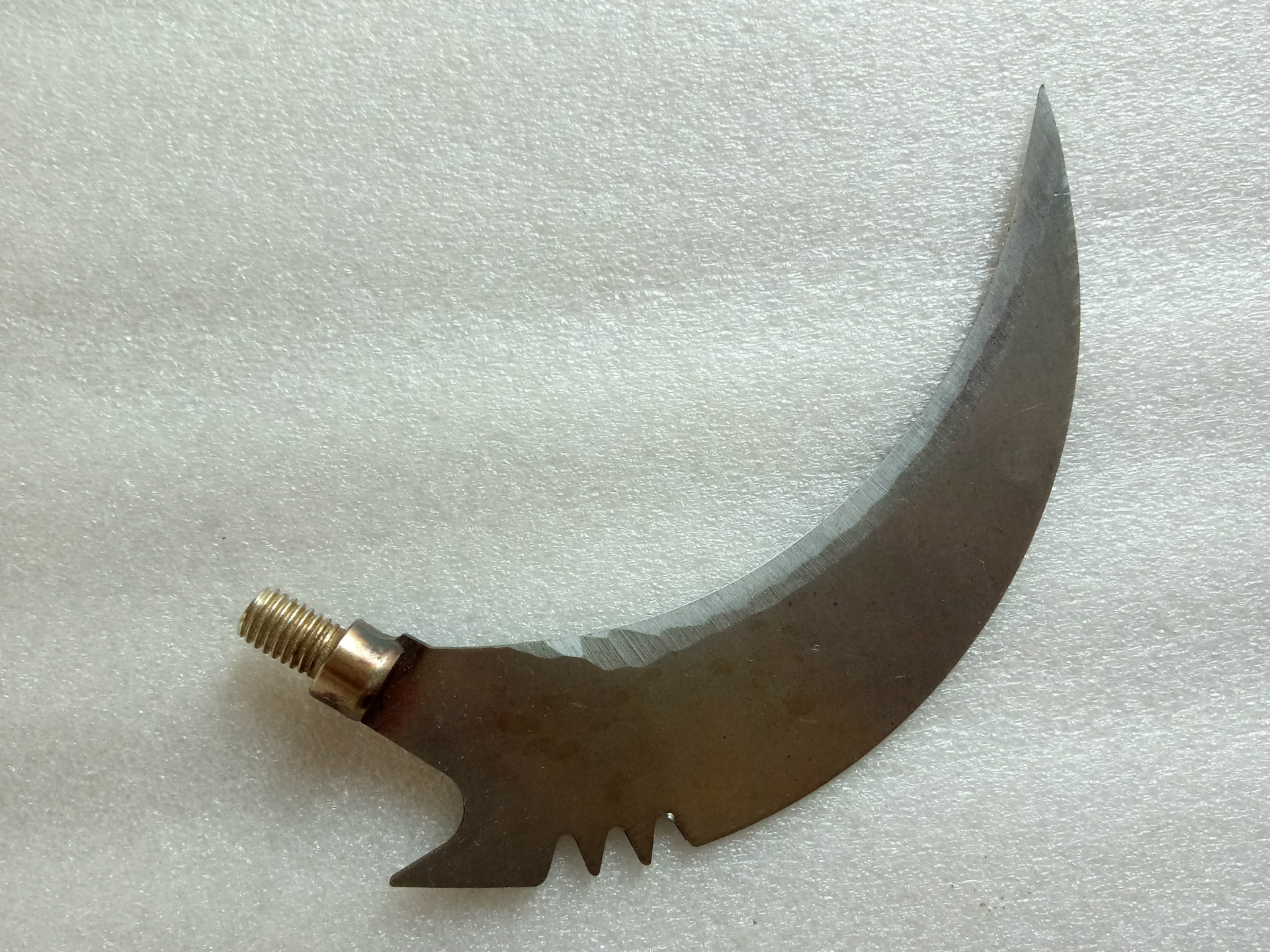 割草镰刀 钓鱼水草刀锯齿弯刀大弯刀锯齿弯刀背齿弯刀渔具刀具