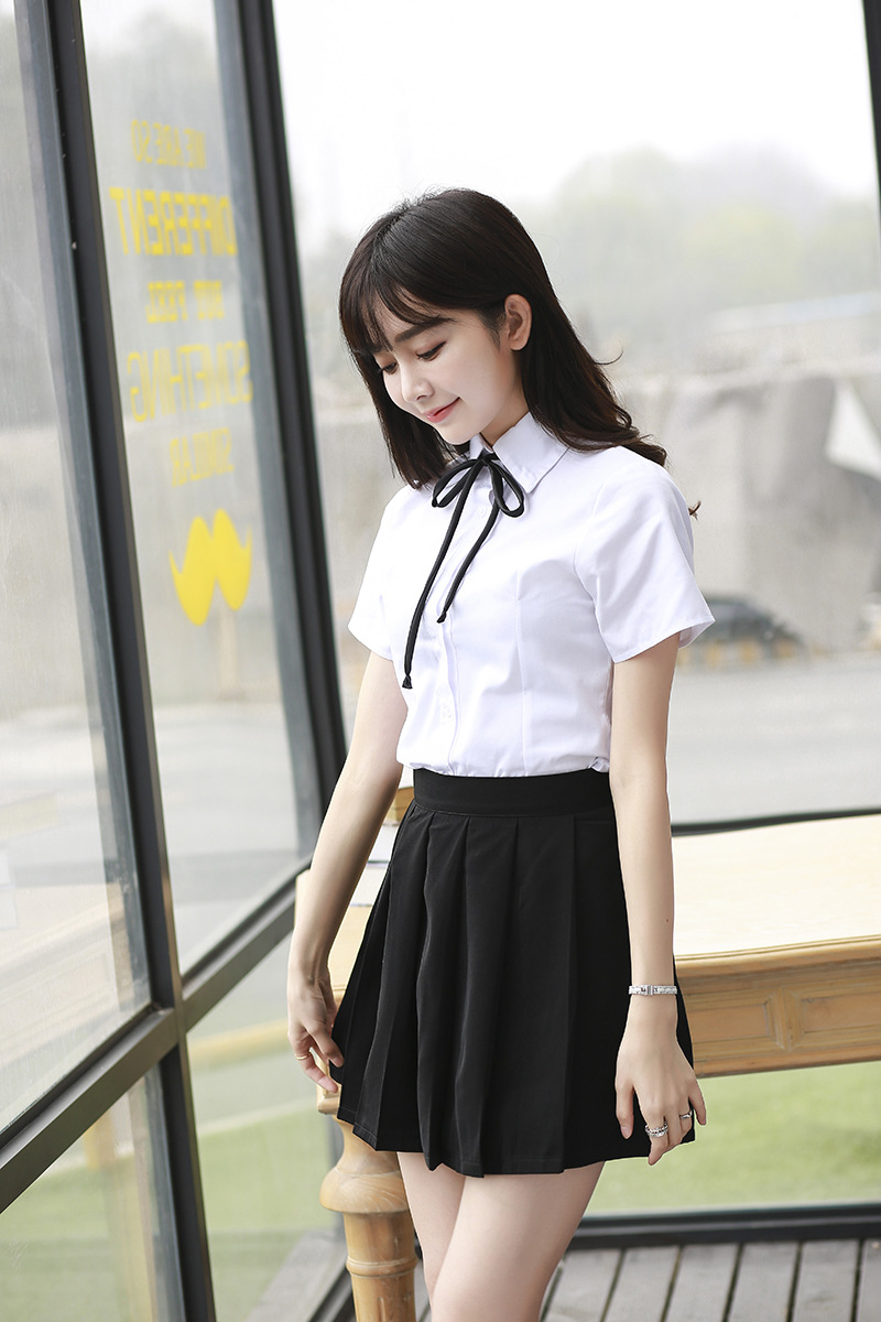 2016新款学生装校服 男女短袖制服 学院风日韩休闲班服 厂家批发