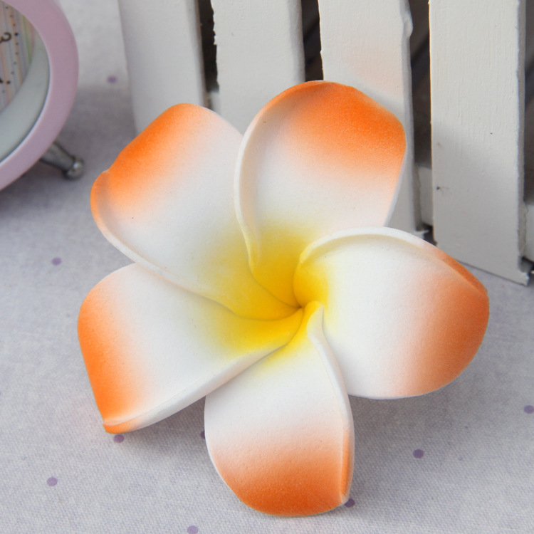 11厘米真发夹韩版头饰 沙滩度假夏威夷花头花小饰品diy批发