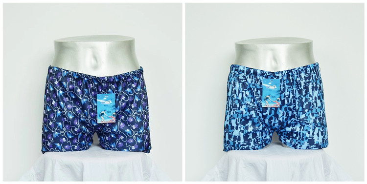 面料是涤沦的,泳裤中属于低档的裤子, 薄款有的人叫一次性泳裤看上