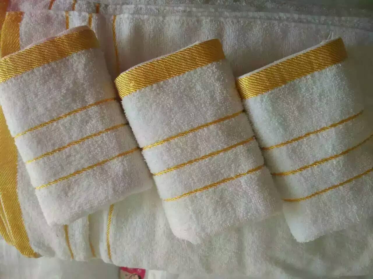 厂家直销纯棉金边50克毛巾超舒适柔软精品酒店宾馆洗浴用品