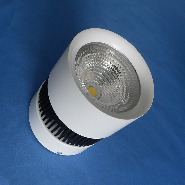 厂家直销cob筒灯5寸40w 5寸60w 6寸60w 6寸80w 6寸100w明装筒灯