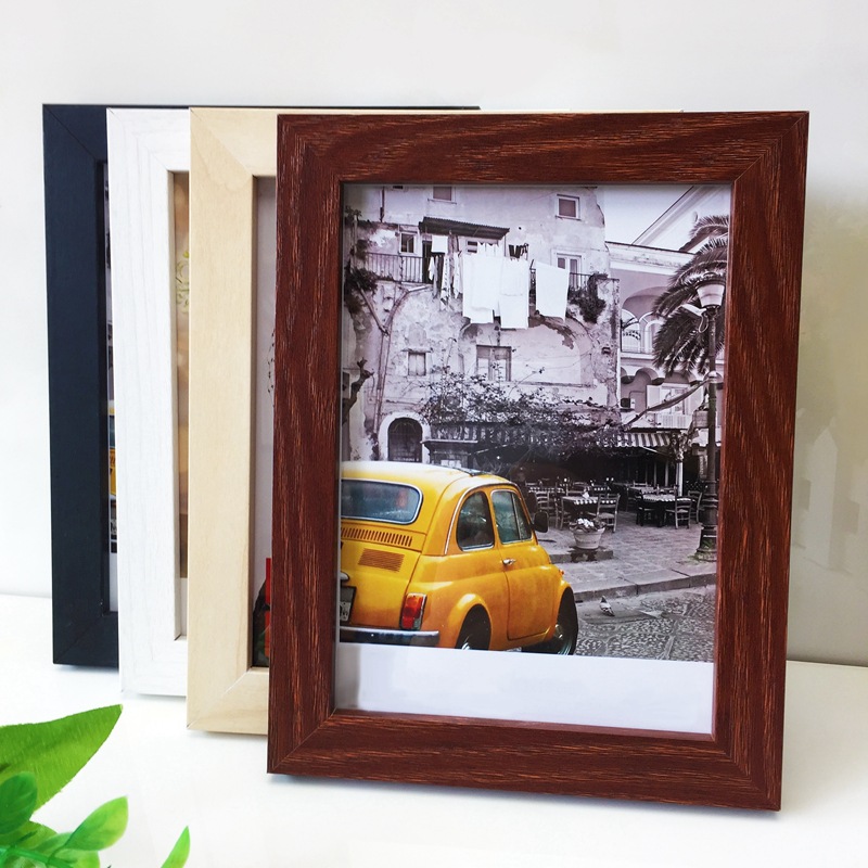 Wood Composite Photo Frame Minimalist Creative Decoration Picture Frame Photo Wall Graduation Certificate Photo Wood Composite Solid Wood Table