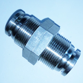 亿瑞厂家直销供应不锈钢穿板直通接头 隔板接头批发