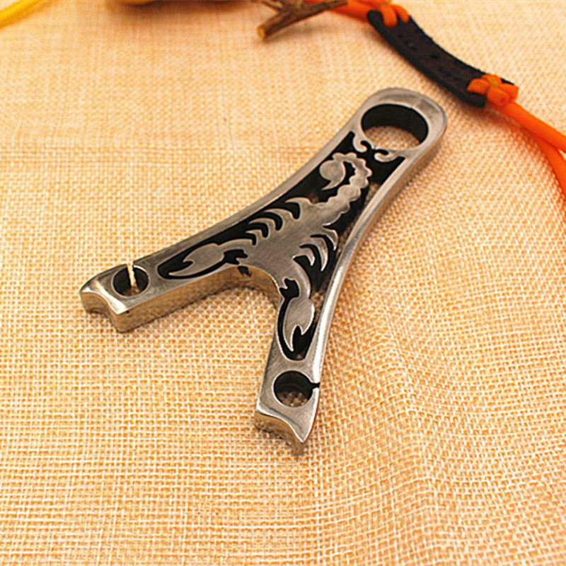 线切割不锈钢小弓门弹弓传统蝎子魔蝎弹弓 304不锈钢线切割弹弓