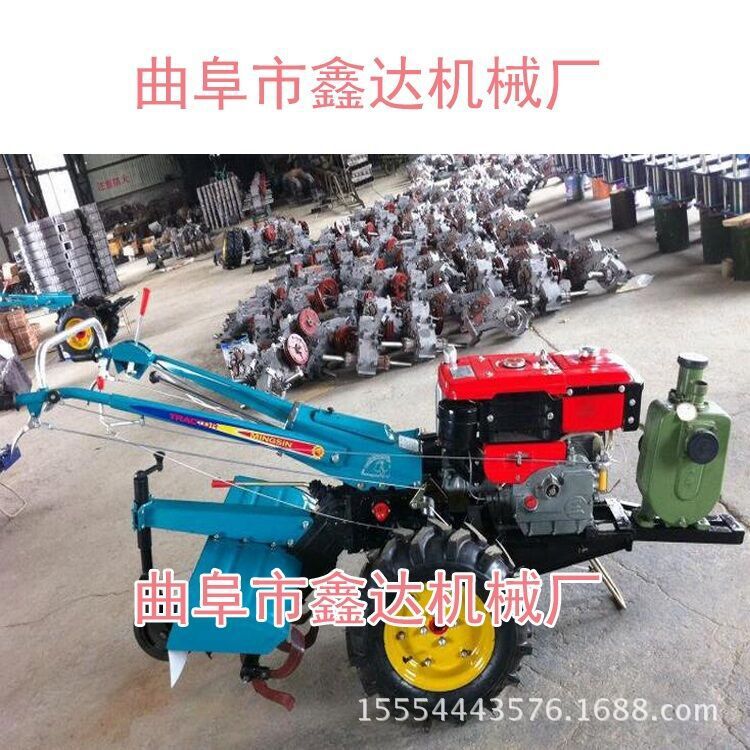 多功能汽油微耕机 新型深松旋耕联合整地机 小型翻耕犁地机
