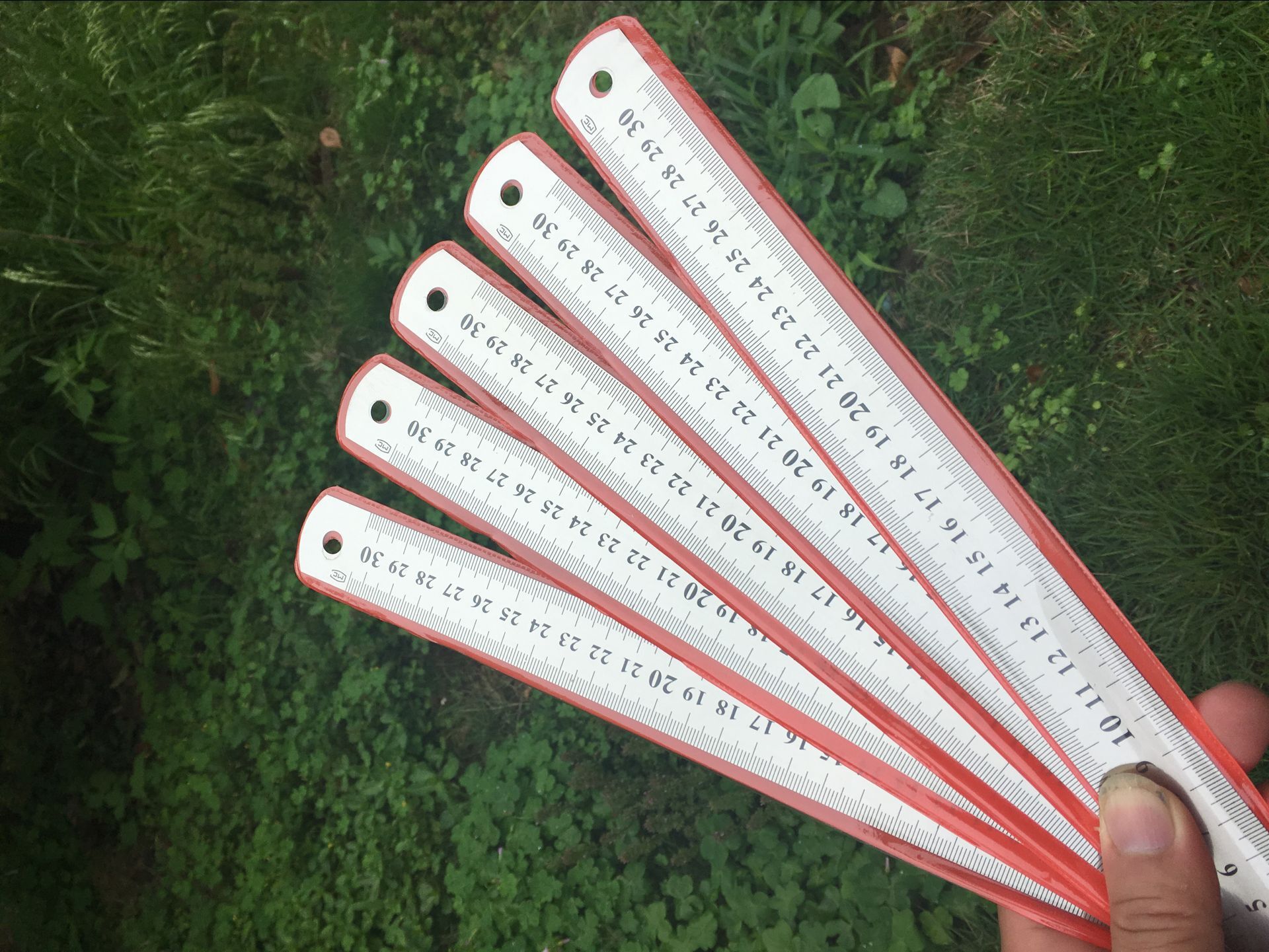 厂家直销加厚优质钢尺30cm标准双面不锈