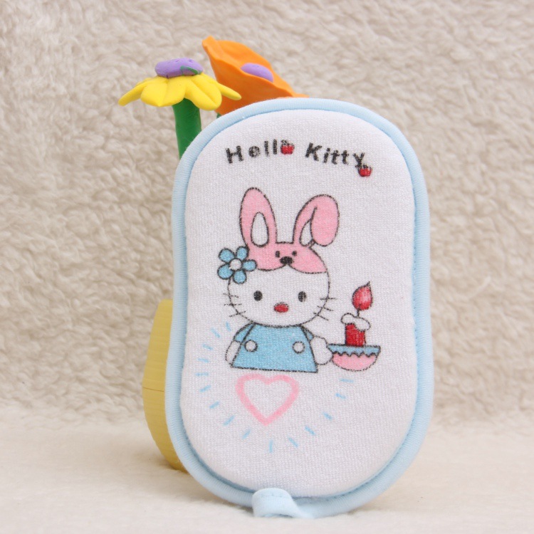 Newborn Baby Bath Sponge Cartoon Bath Towel Bath Ball Towels Fabric Baby Cute Bath Sponge Bath Rub Baby Products