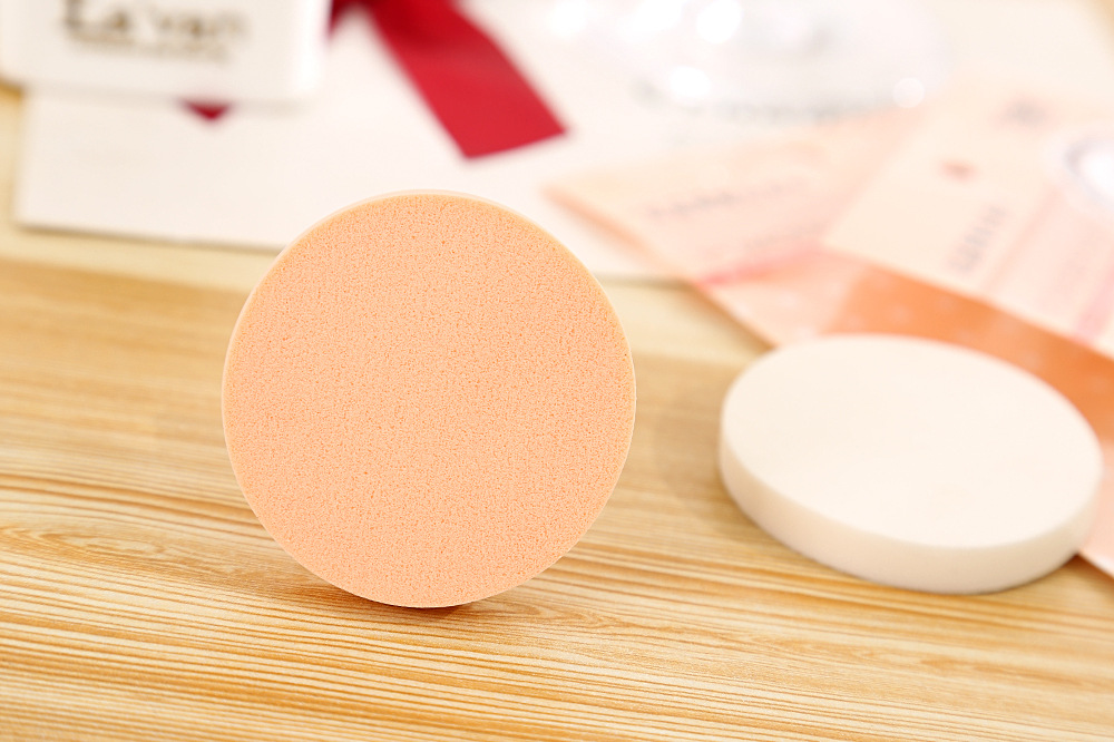 批发 天使丽人单个圆形粉扑t515 柔软