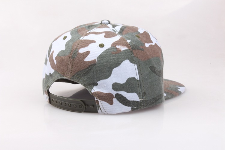 Korean Style Spring and Summer Harajuku Trendy Men and Women Light Board Camouflage Flat Brim Hiphop Outdoor Sports Baseball Hat