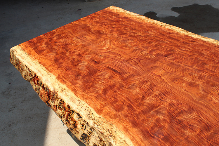 福建厂家直销 巴花原木办公家具茶桌红木茶几办公桌实木餐桌现货