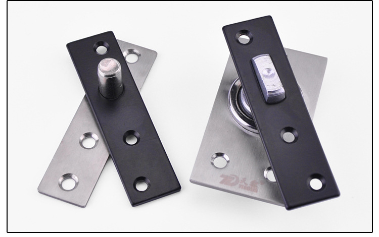 厂家直销 b款上下门铰 天地合页地轴 无弹簧隐形门地轴 多规格