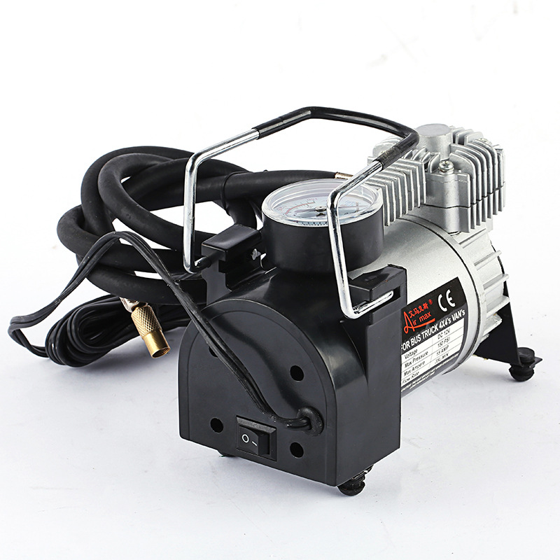 热卖便携式车载电动轮胎充气泵 高压打气筒汽车用快速打气泵批发