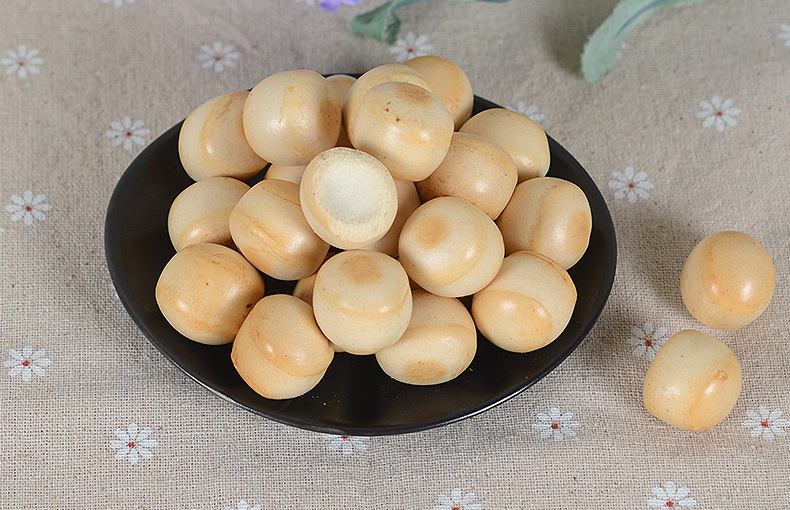 自然派 水泡饼干儿童饼干休闲零食品批发200克*24袋/箱