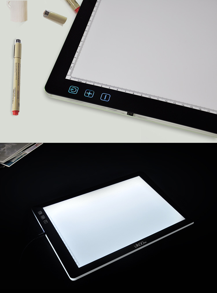 绘客led拷贝台a4动漫透写台透光画箱观片台临摹台画板台厂家直销