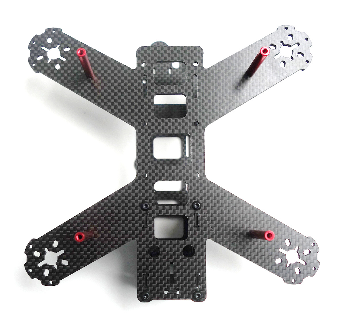 加工定做碳纤制品 碳纤维板cnc雕刻 碳纤维无人机架 植保机架