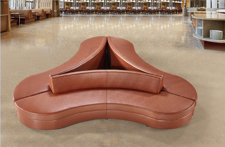 厂家直销 s型休闲沙发 公共区域休息沙发 酒店会所商场s型沙发