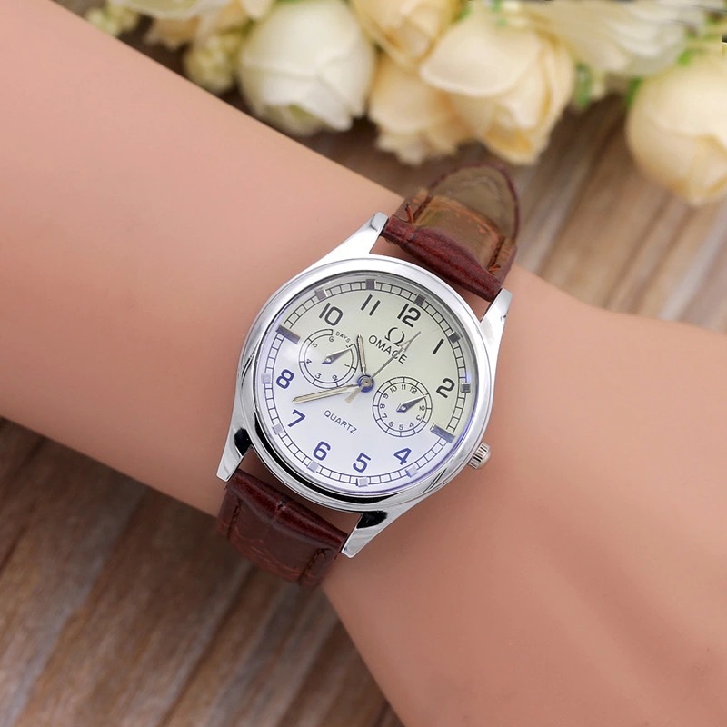 蓝光镜面商务男表 微商时尚潮流手表菲斯特皮带表 机械情侣表 - 居家