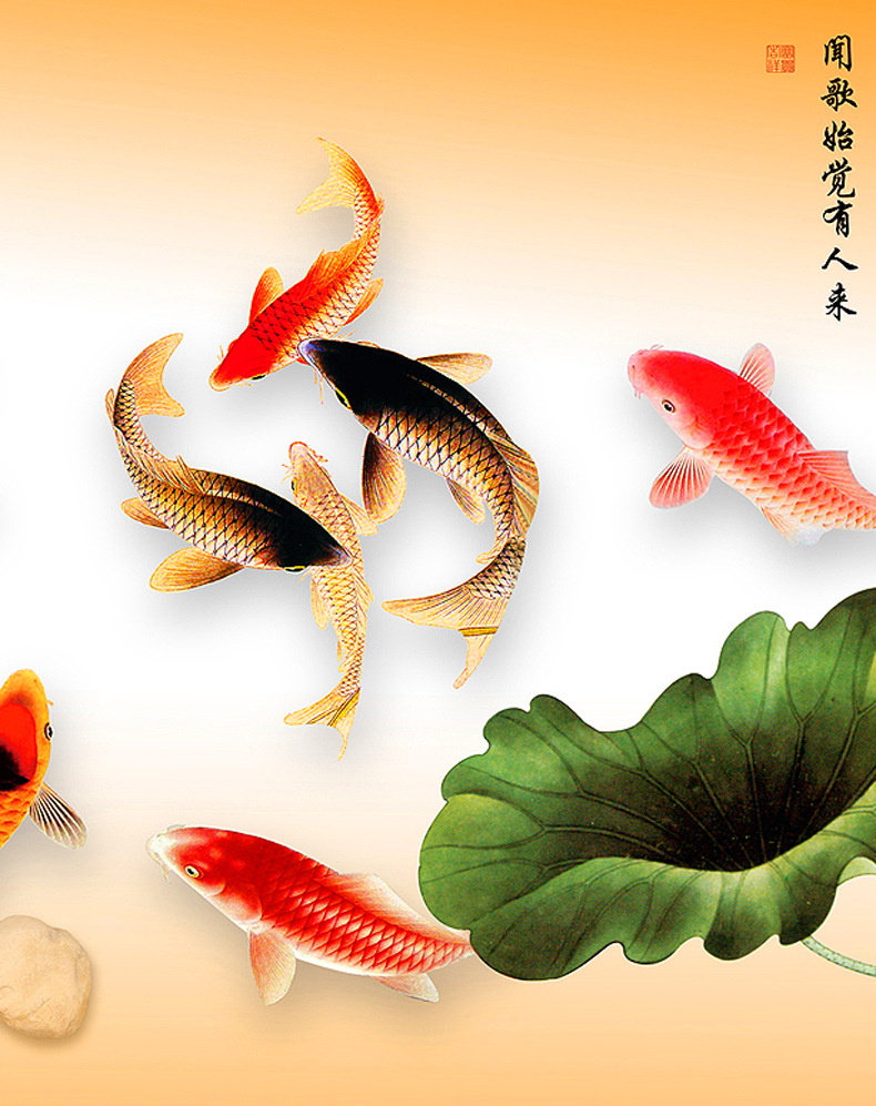 厂家批发一件代发新款富贵有余5d钻石画十