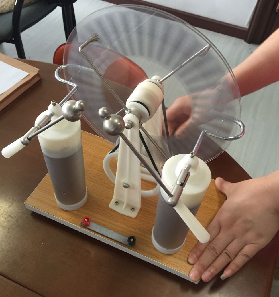 静电感应起电机j23008 静电发生器静电演示实验 教学仪器厂家直销