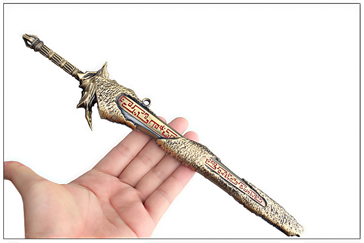 花千骨兵器武器悯生剑带鞘白子画断念剑杀阡陌带鞘钥匙扣未开刃