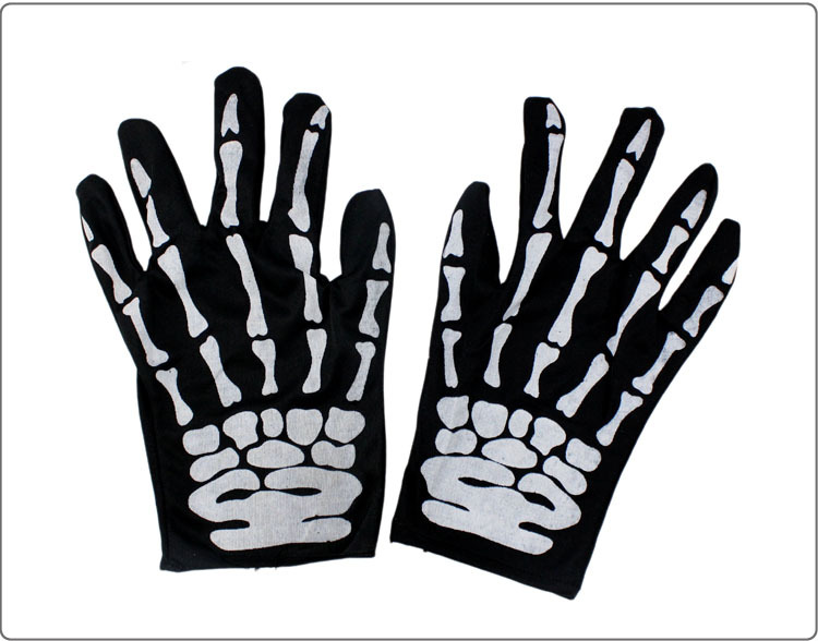 万圣节恐怖骷髅鬼爪子手套舞会派对表演搞怪死神道具批发厂家直销