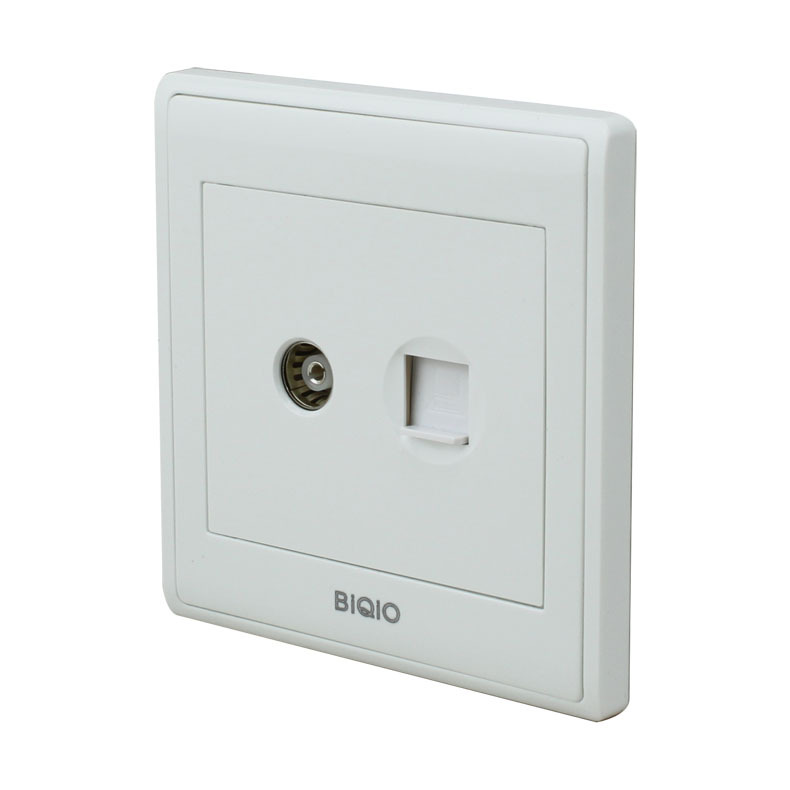 a3-020/tv1/c1电脑电视插座tv网络面板 闭路电视孔插座