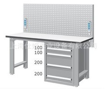 正品中国天钢TANKO原木带挂板 WBS-57041W14四抽屉钳工工作台