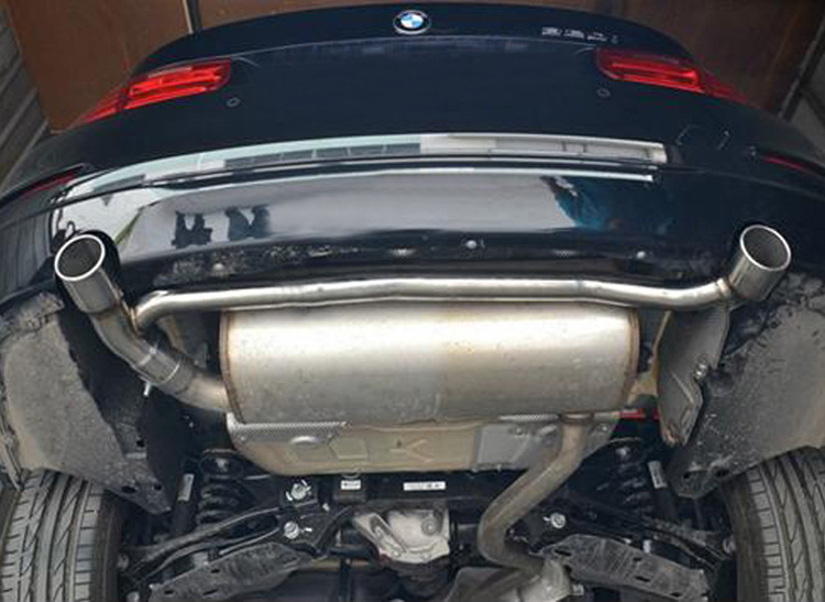 宝马新3系排气管320i/320li/320gt/328排气四出尾喉尾管改装排气