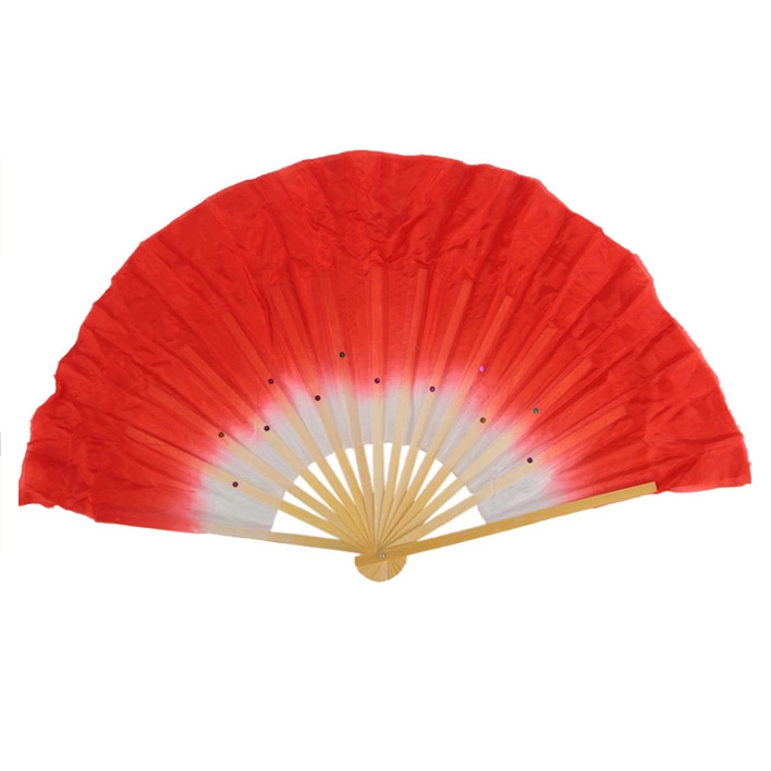 跳舞扇子 跳舞秧歌扇 广场舞蹈扇 竹布双面绸布扇 健身道具 批发