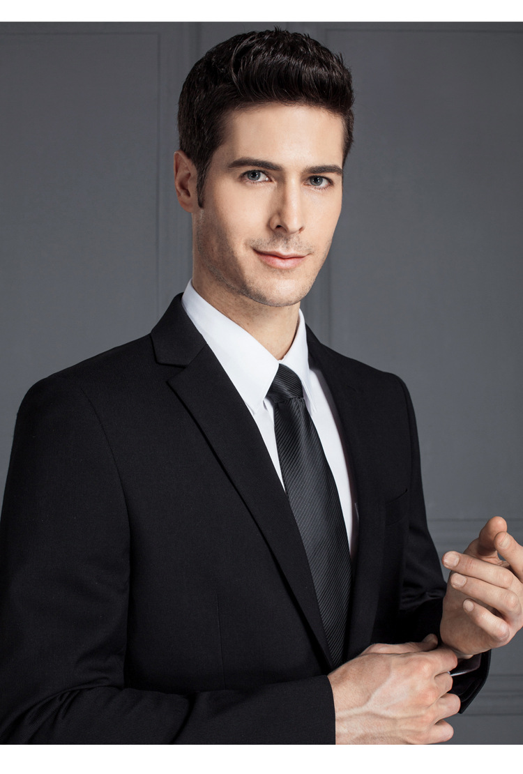 西装男套装商务男士西服西装修身韩版正装职业新郎结婚礼服