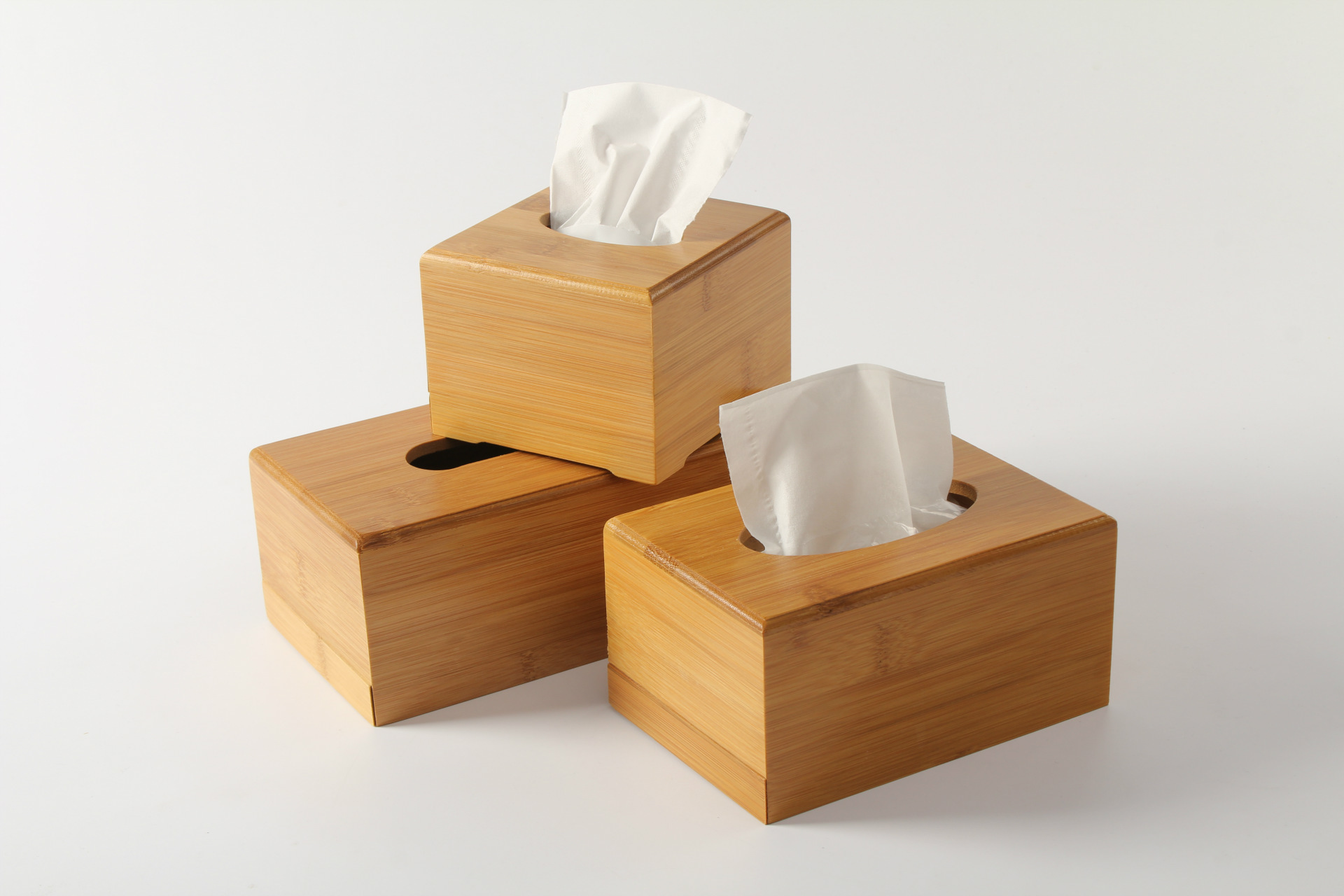 纸巾盒竹木创意收纳盒 茶餐厅酒店专用抽纸盒批发 可定制lo.