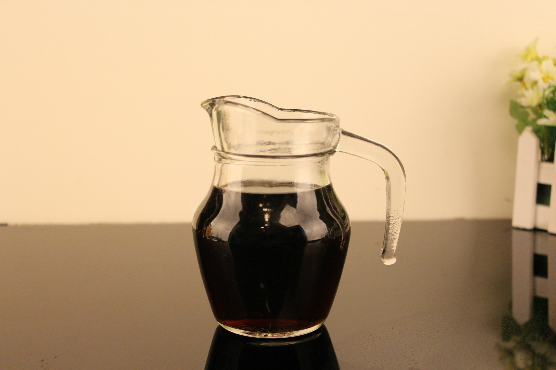 玻璃大扎壶 冷水壶 啤酒扎壶 玻璃扎壶 啤酒壶 1.3l 0.5l