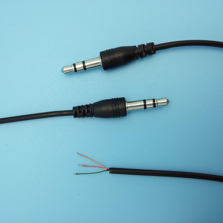 5音频线 3芯连接线直头音频线