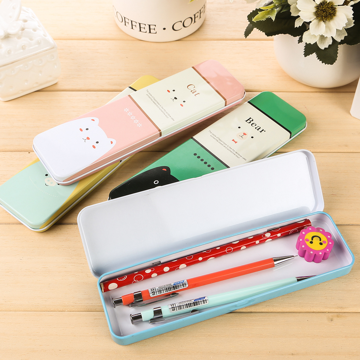 a60 卡通小文具盒 学生铅笔盒 儿童创意笔盒批发 文具 厂家